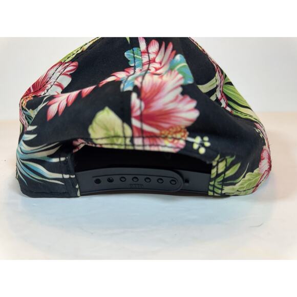 Hickory Nut Gap Farms Meats Colorful Floral Flowers Baseball Cap Hat - Picture 5 of 9